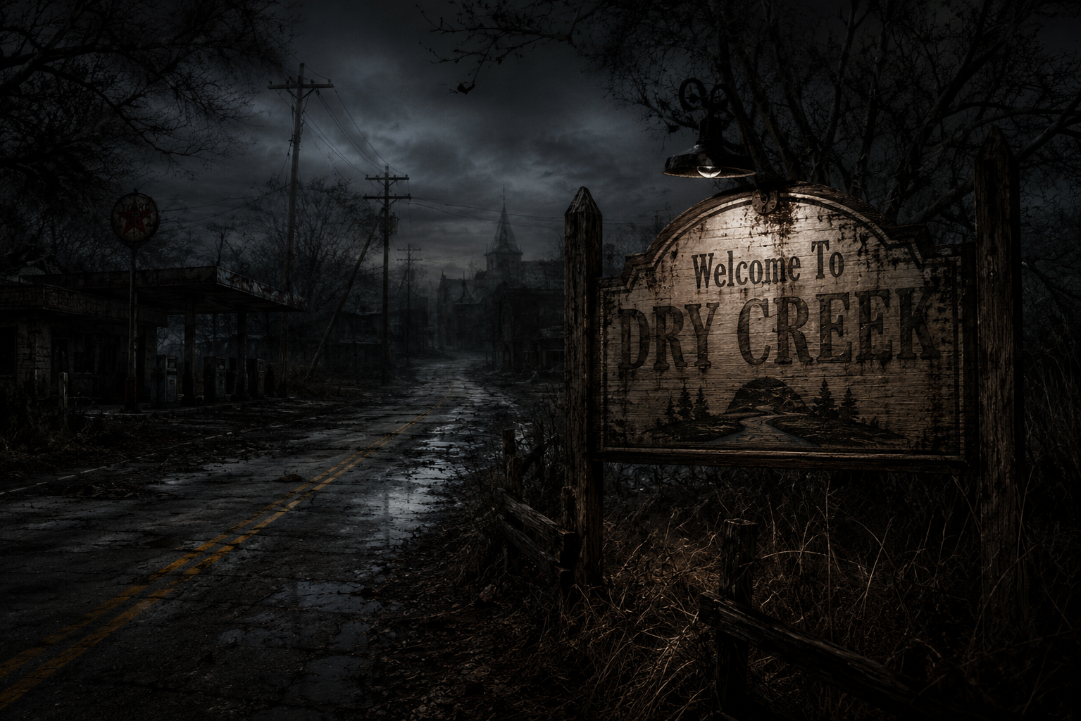 Cover art for Welcome to Dry Creek , a cannibals scenario on AI Dungeon