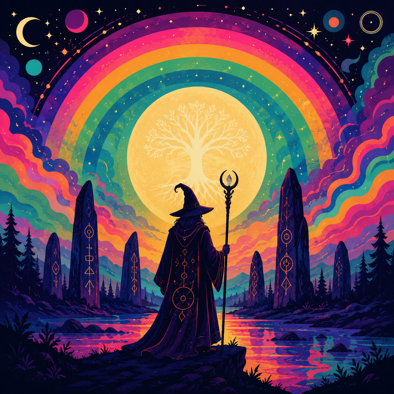 Cover art for Black Magick: The World, a fantasy scenario on AI Dungeon