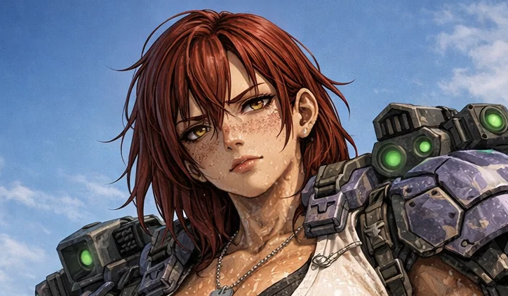 Cover art for The Mysterious Mech Soldier, a soldier scenario on AI Dungeon