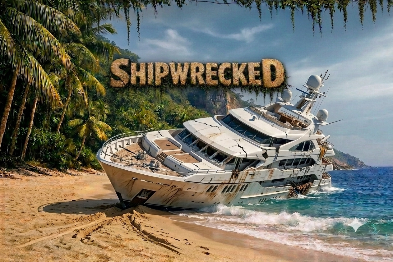 Cover art for Shipwrecked, a survival scenario on AI Dungeon