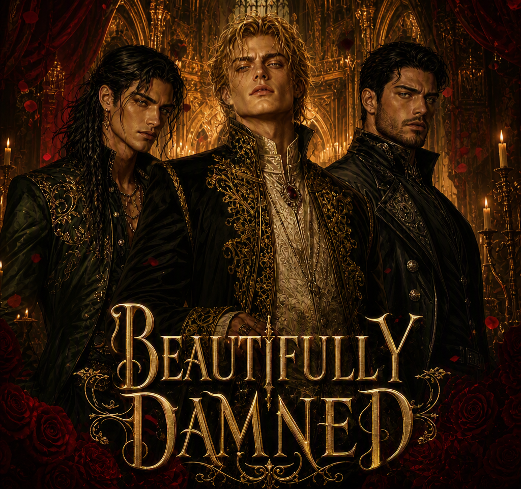Cover art for Beautifully Damned, a romance scenario on AI Dungeon