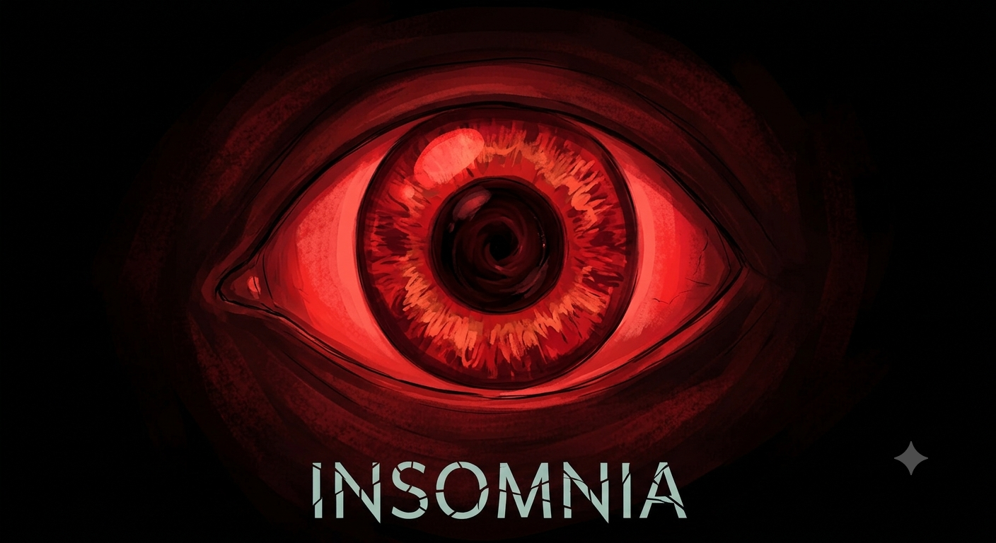 Cover art for INSOMNIA , a horror scenario on AI Dungeon