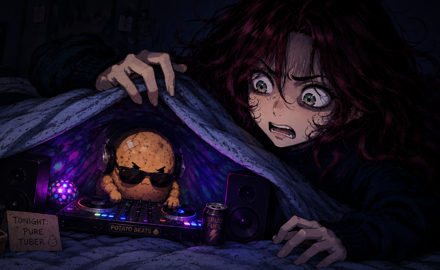 Cover art for YE.You find WHAT in your partner's bed?! Sandbox, a comedy scenario on AI Dungeon