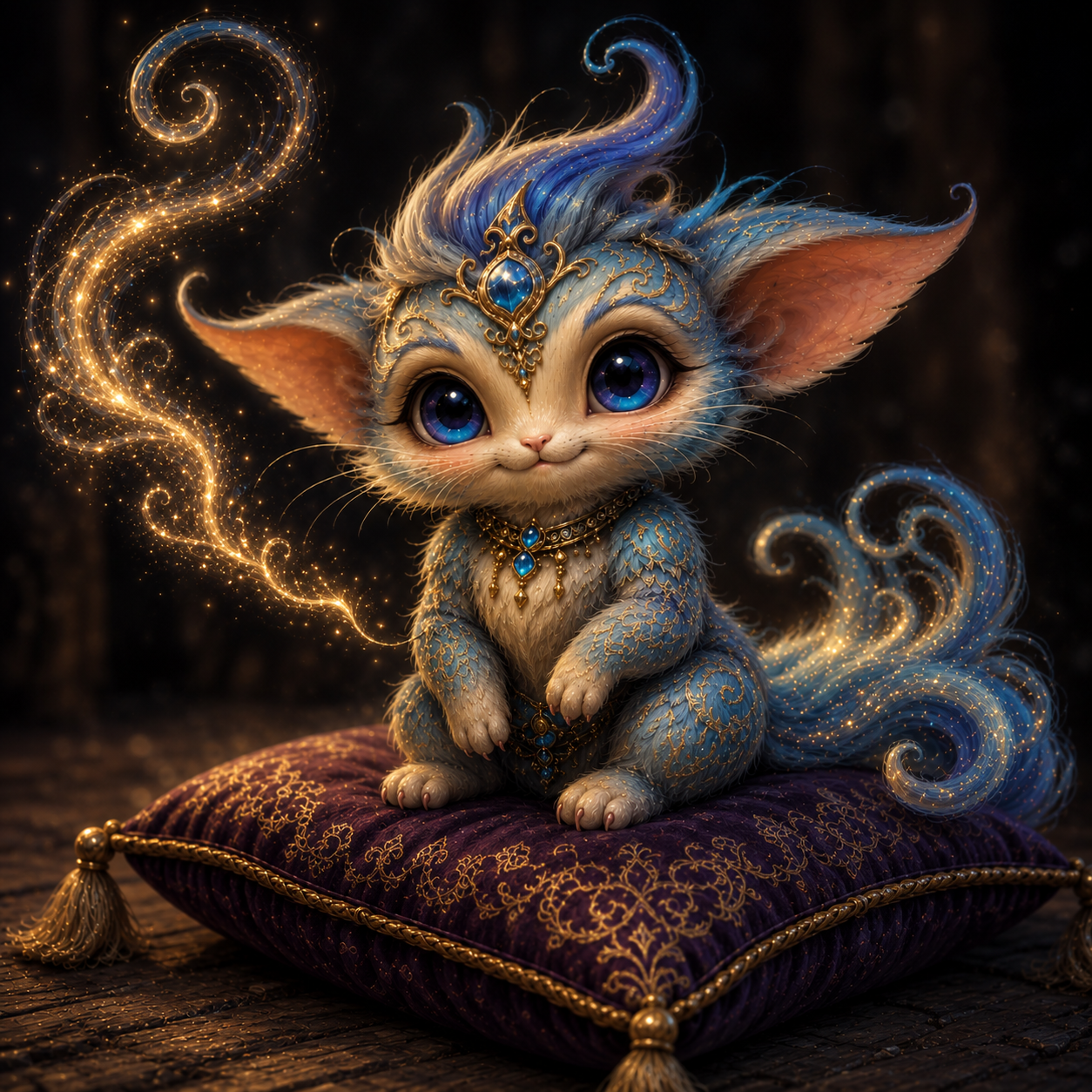 Cover art for The Wish Granting Critter! , a wish scenario on AI Dungeon