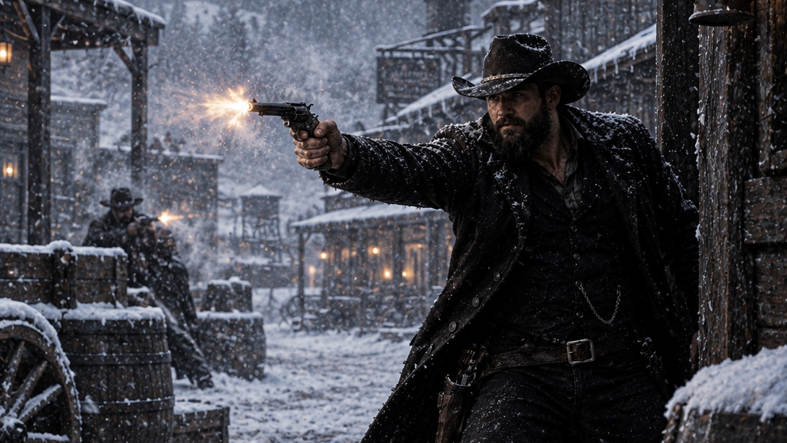 Cover art for A Maverick's life: when hell freezes over, a western scenario on AI Dungeon