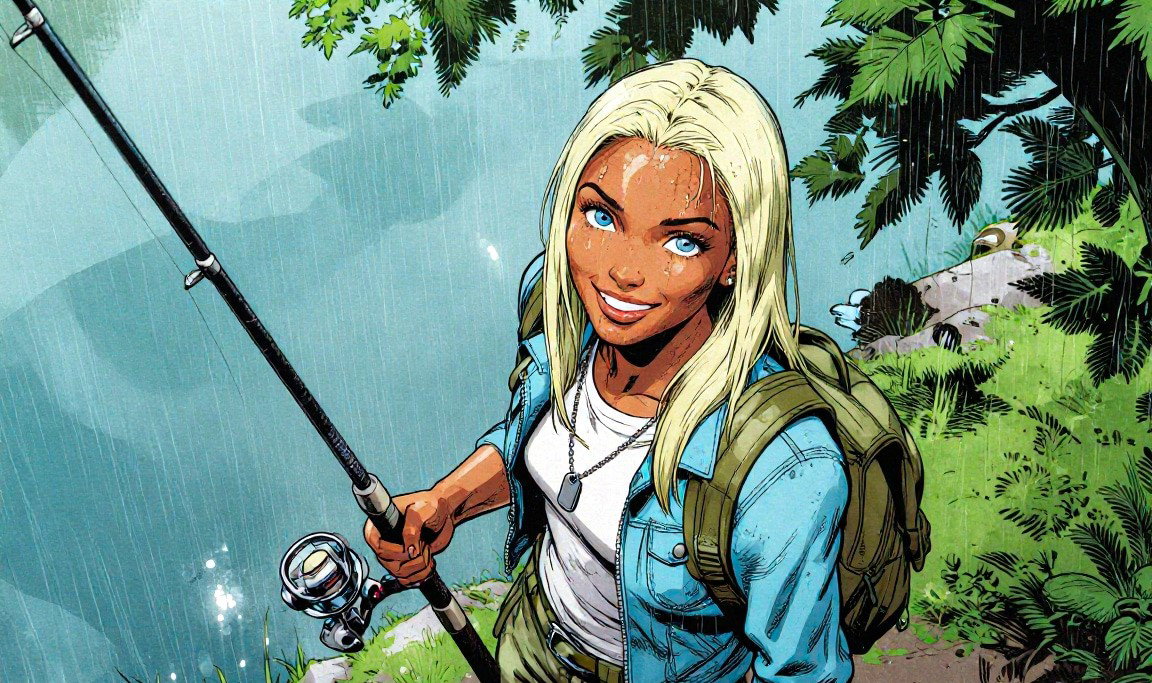 Cover art for Fishing with Frida on AI Dungeon