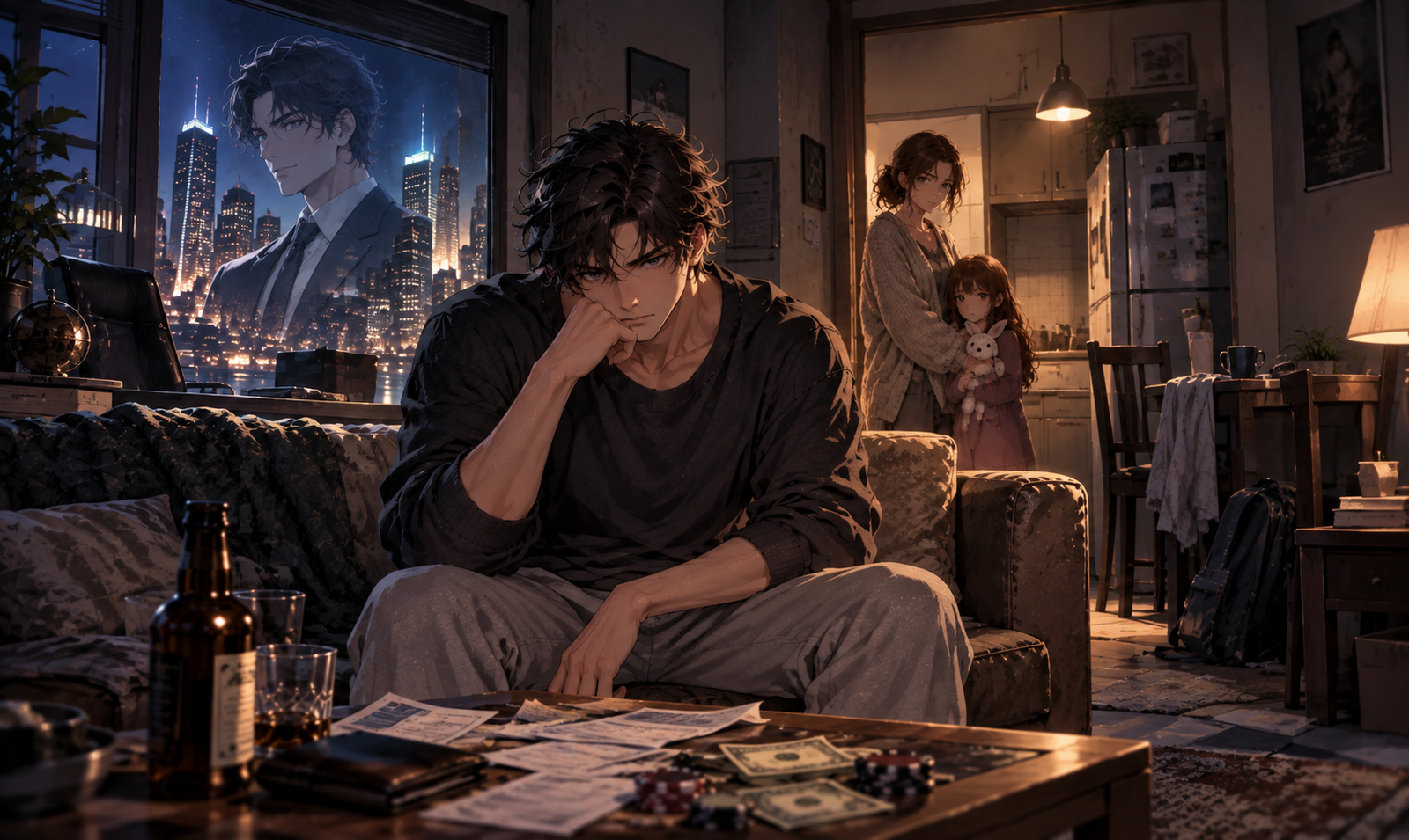 Cover art for Second Chance at Rock Bottom, a drama scenario on AI Dungeon