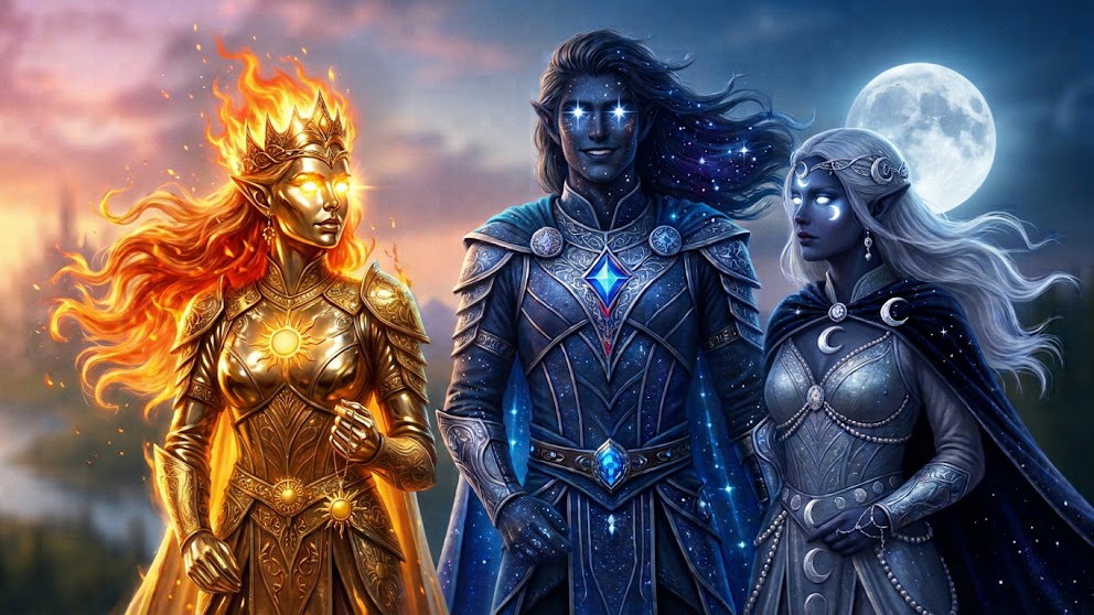 Cover art for Apprentice of demigods, a sun scenario on AI Dungeon