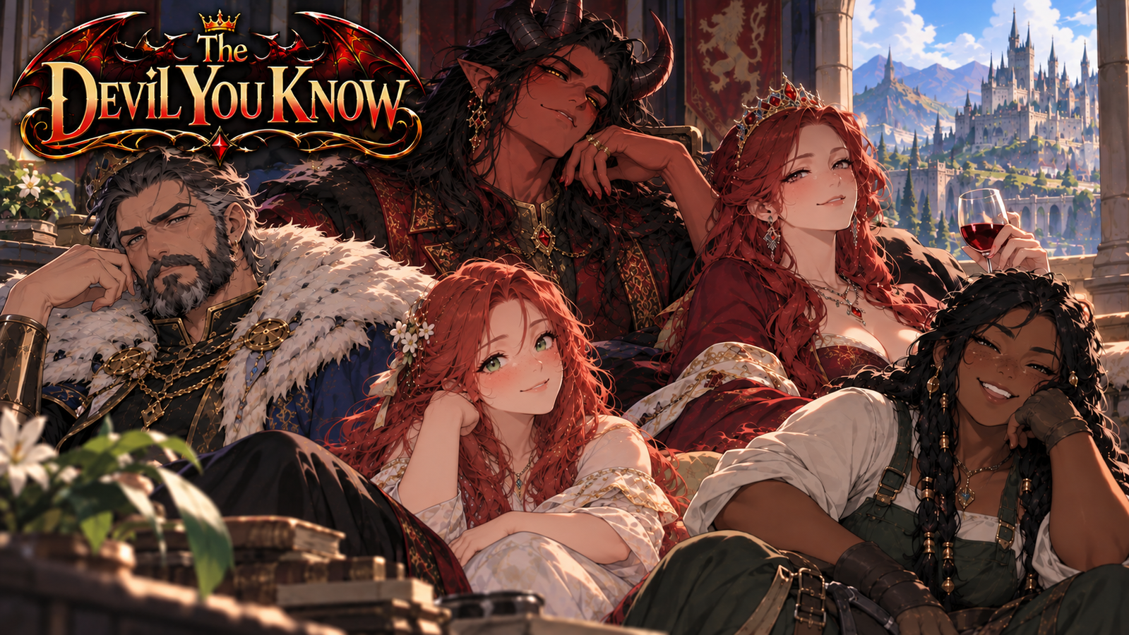 Cover art for 🔥The Devil You Know🔥, a fantasy scenario on AI Dungeon