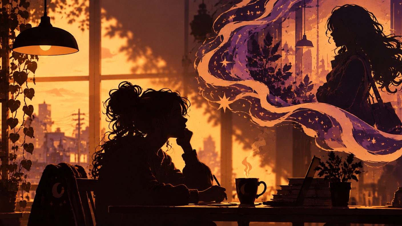 Cover art for 🎠The Future Looks Like You, a lesbian scenario on AI Dungeon