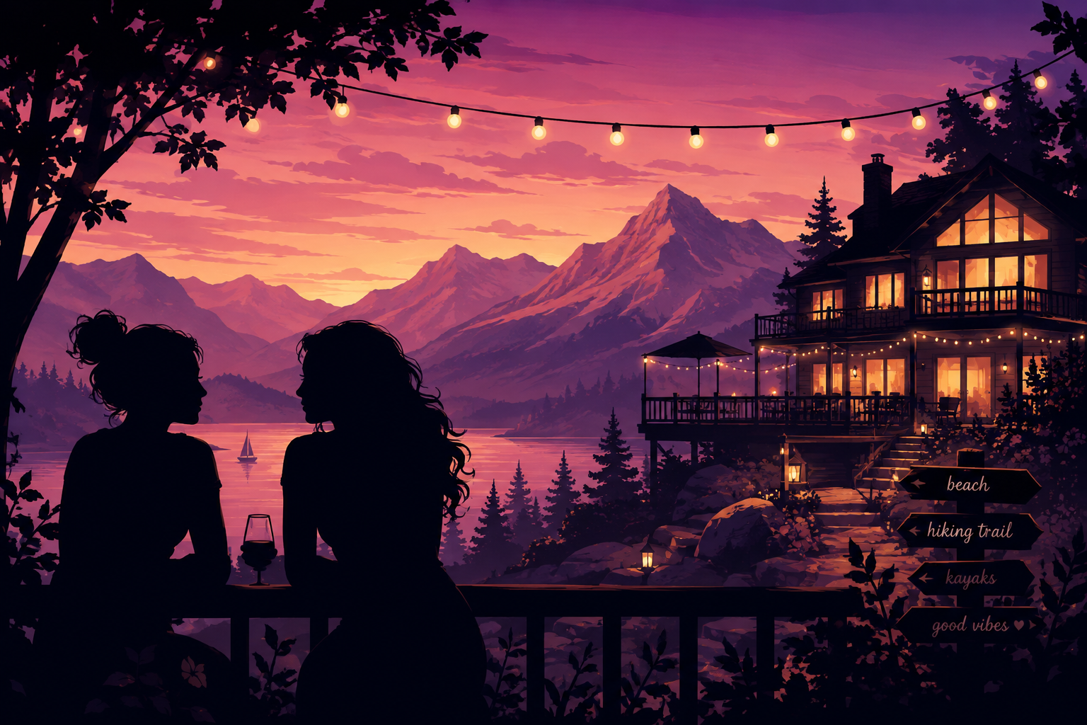 Cover art for š It's Only Two Weeks, a lesbian scenario on AI Dungeon