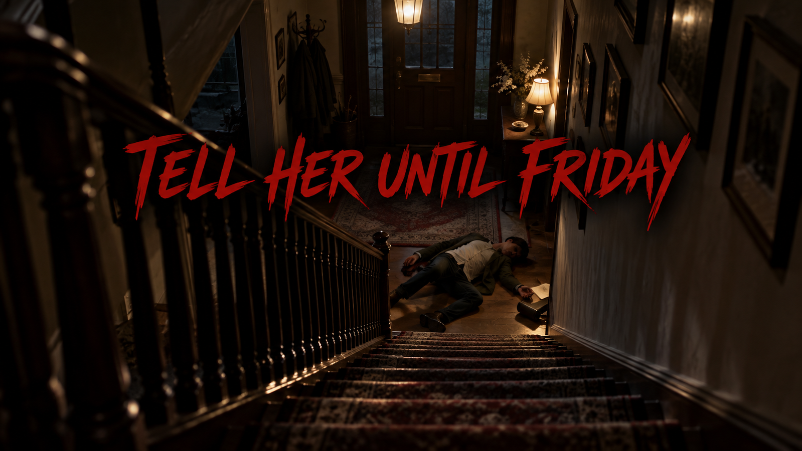 Cover art for Tell Her by Friday, a mystery scenario on AI Dungeon