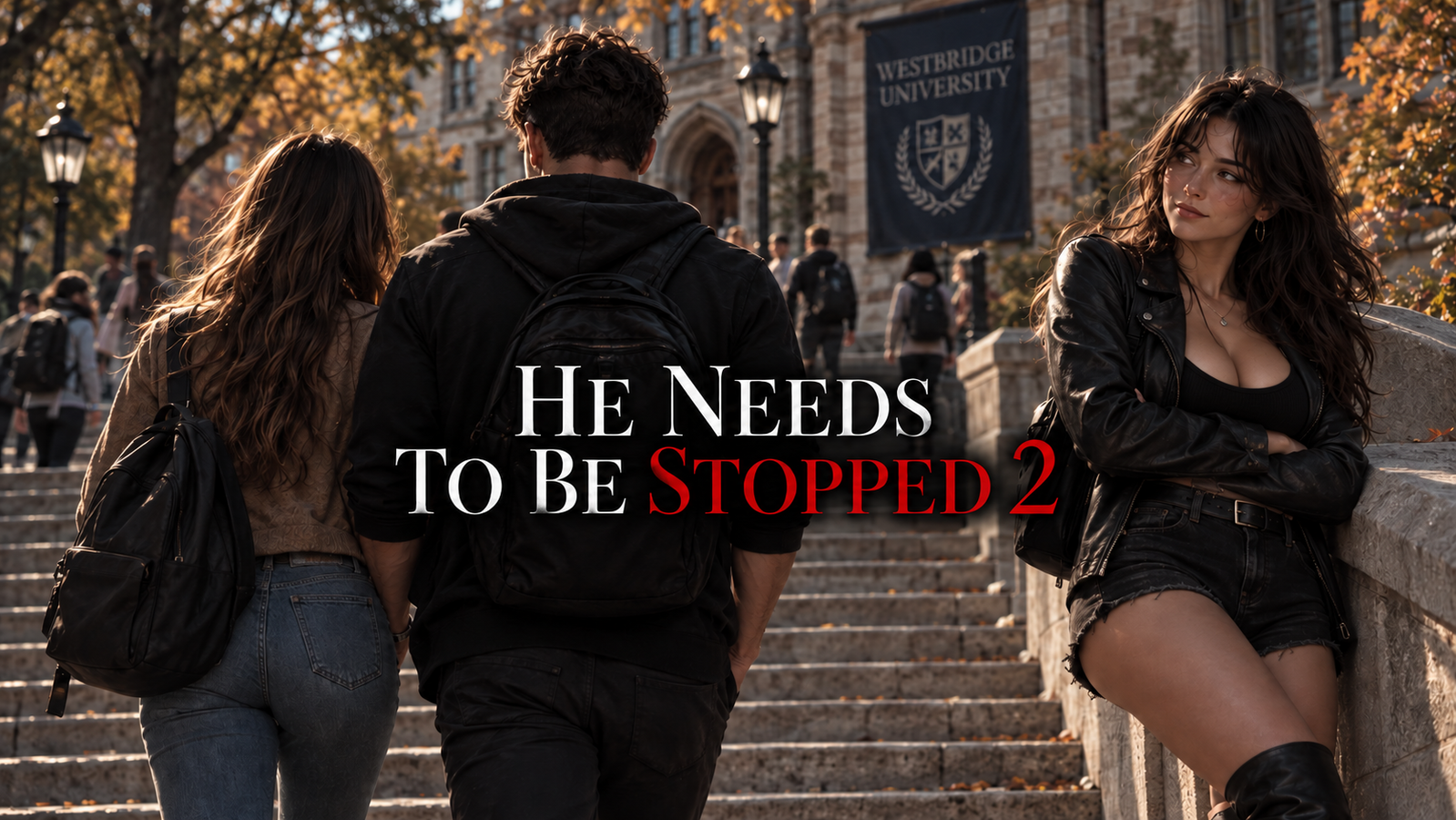 Cover art for He needs to be stopped 2, a romance scenario on AI Dungeon