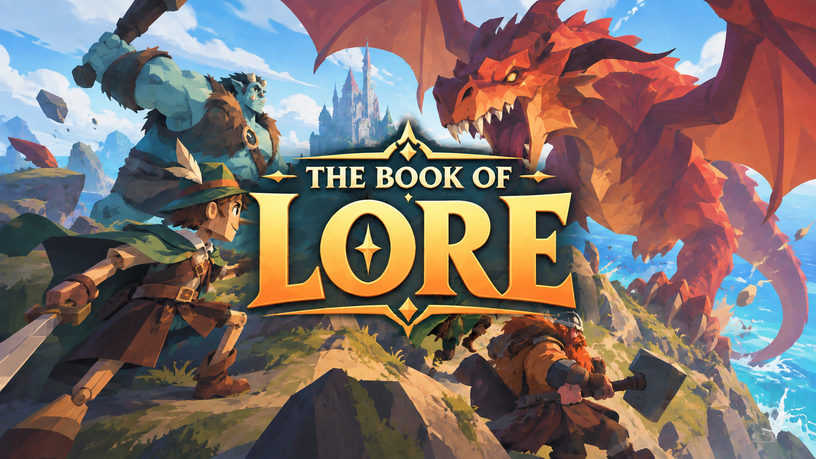 Cover art for The Book of Lore, a fantasy world on Voyage