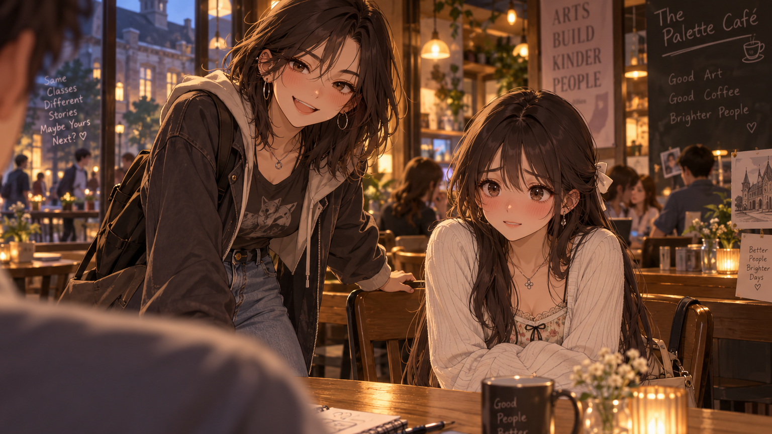 Cover art for She Set Me Up, a romance scenario on AI Dungeon