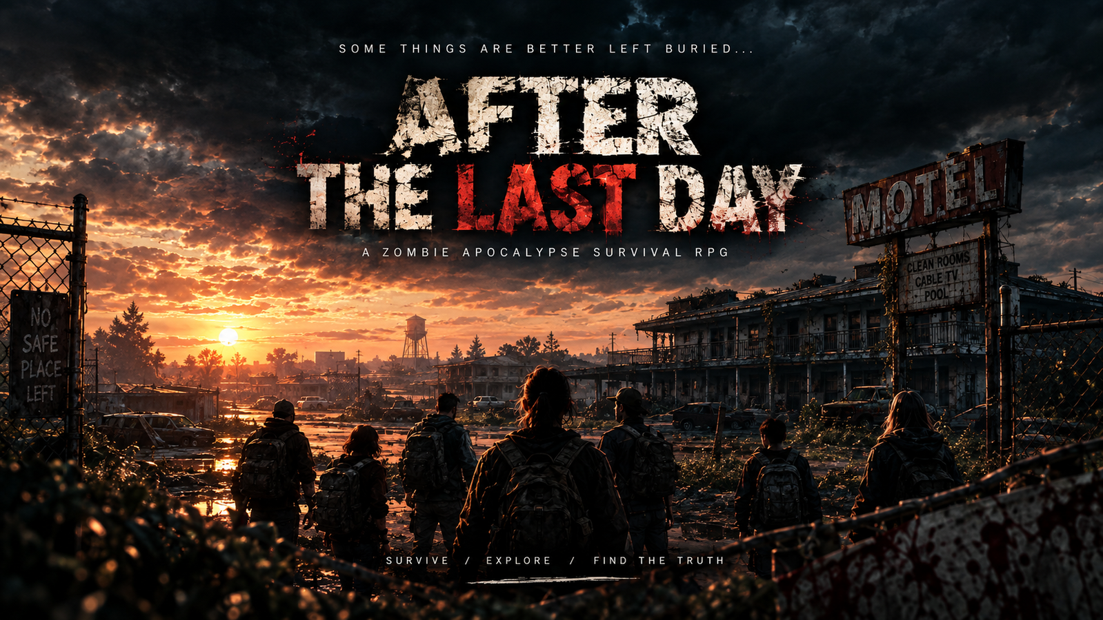 Cover art for After The Last Day, a survival scenario on AI Dungeon