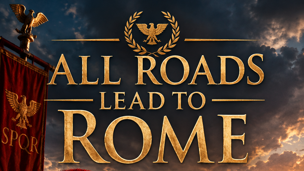 Cover art for All Roads leads to Rome, a rome scenario on AI Dungeon