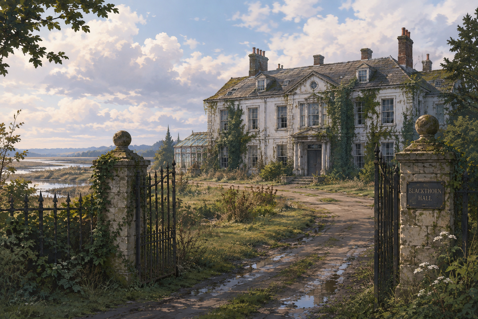 Cover art for The House Beyond the Marsh, a drama scenario on AI Dungeon