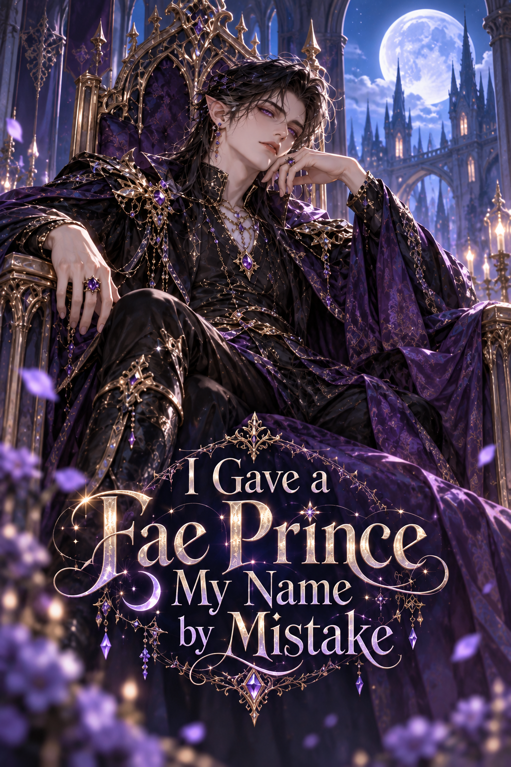 Cover art for I Gave a Fae Prince My Name by Mistake, a romance scenario on AI Dungeon