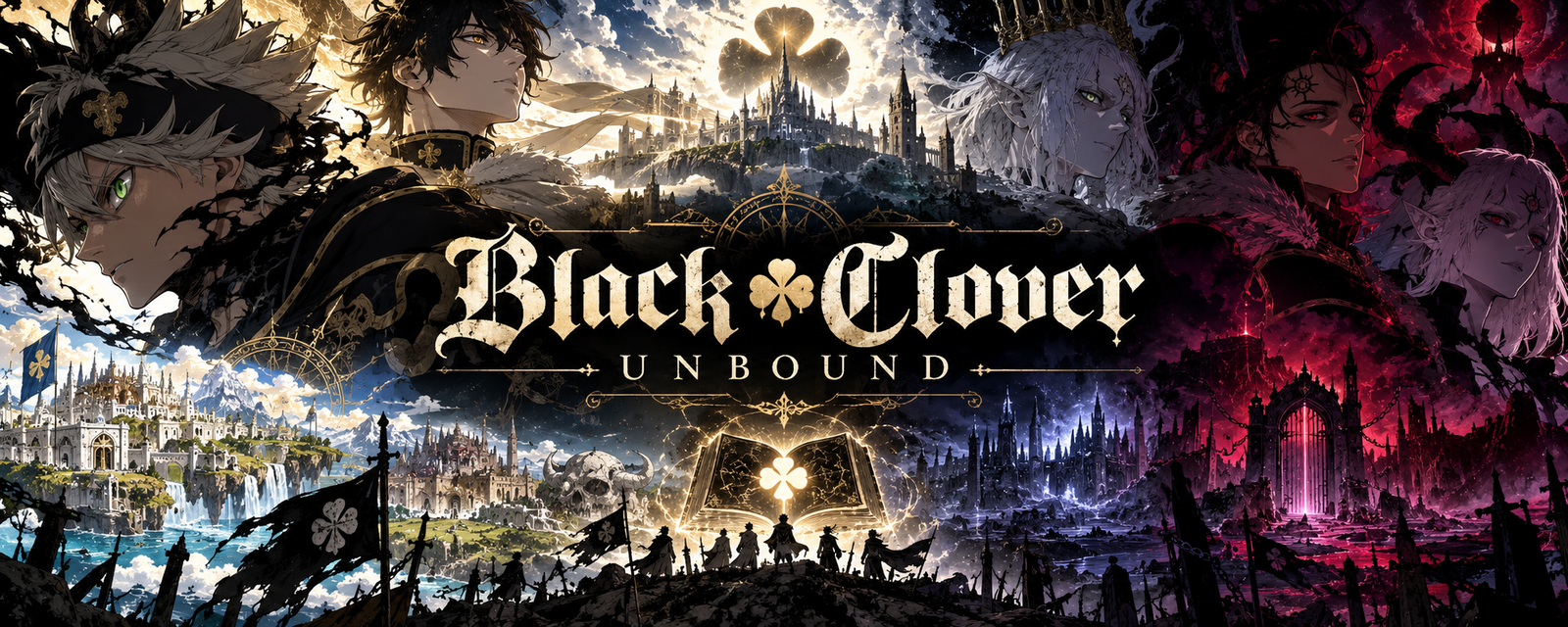 Cover art for Black Clover: Unbound, a black clover world on Voyage