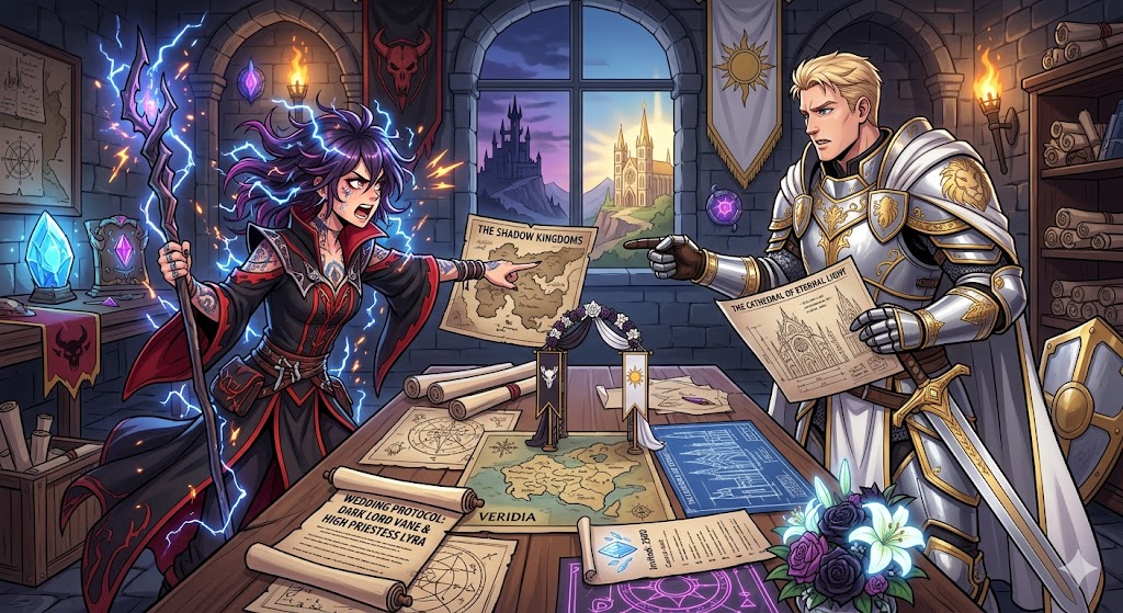 Cover art for The "Final Boss" Wedding Planner, a fantasy scenario on AI Dungeon