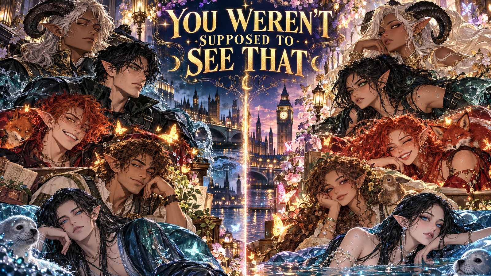 Cover art for You Weren’t Supposed to See That, a fae scenario on AI Dungeon