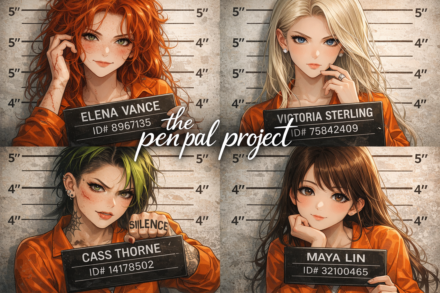 Cover art for The Pen Pal Project, a sandbox scenario on AI Dungeon
