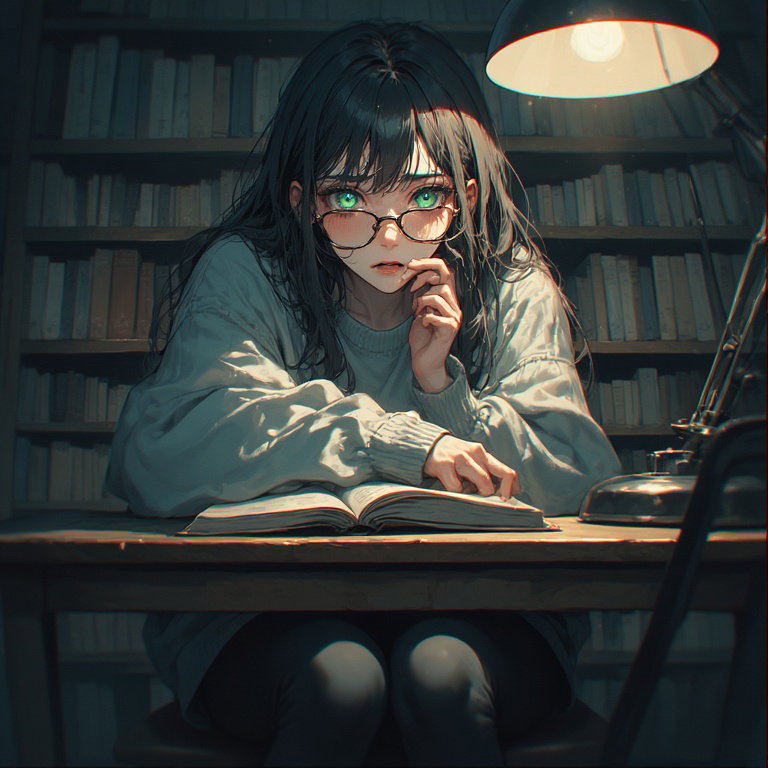 Cover art for The Silent Reading , a mature scenario on AI Dungeon