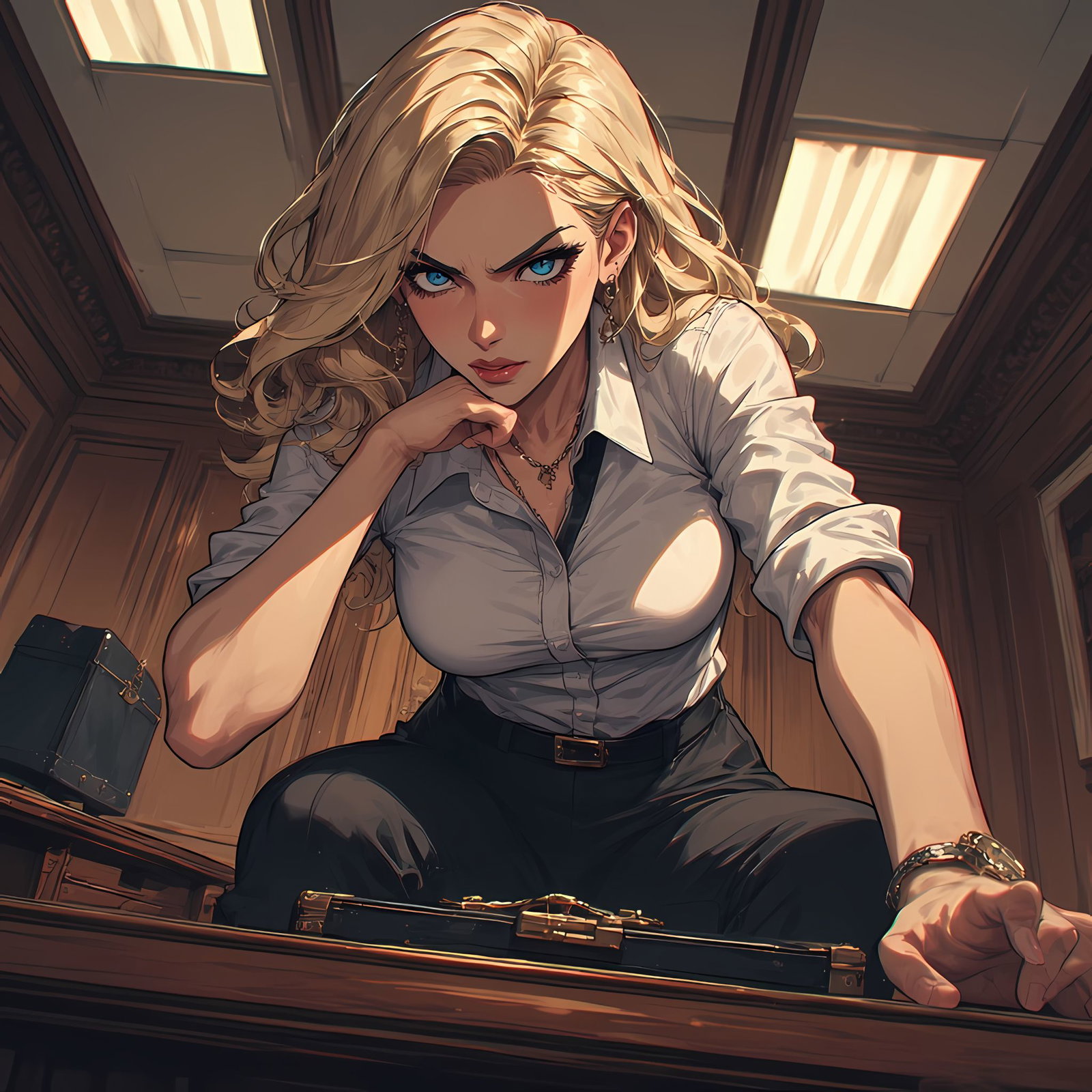 Cover art for Under MY Authority , an office scenario on AI Dungeon