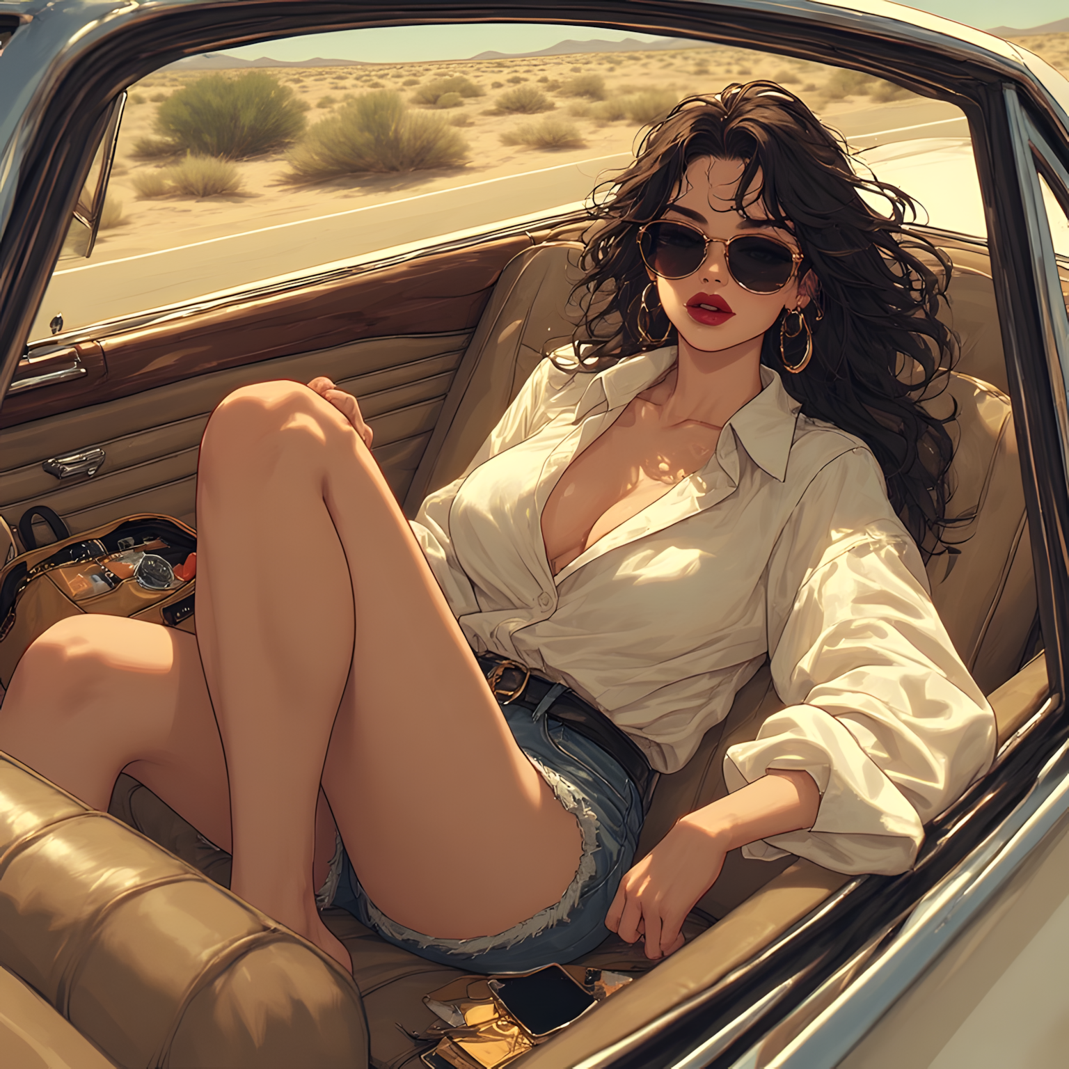 Cover art for New Americana, a character driven scenario on AI Dungeon