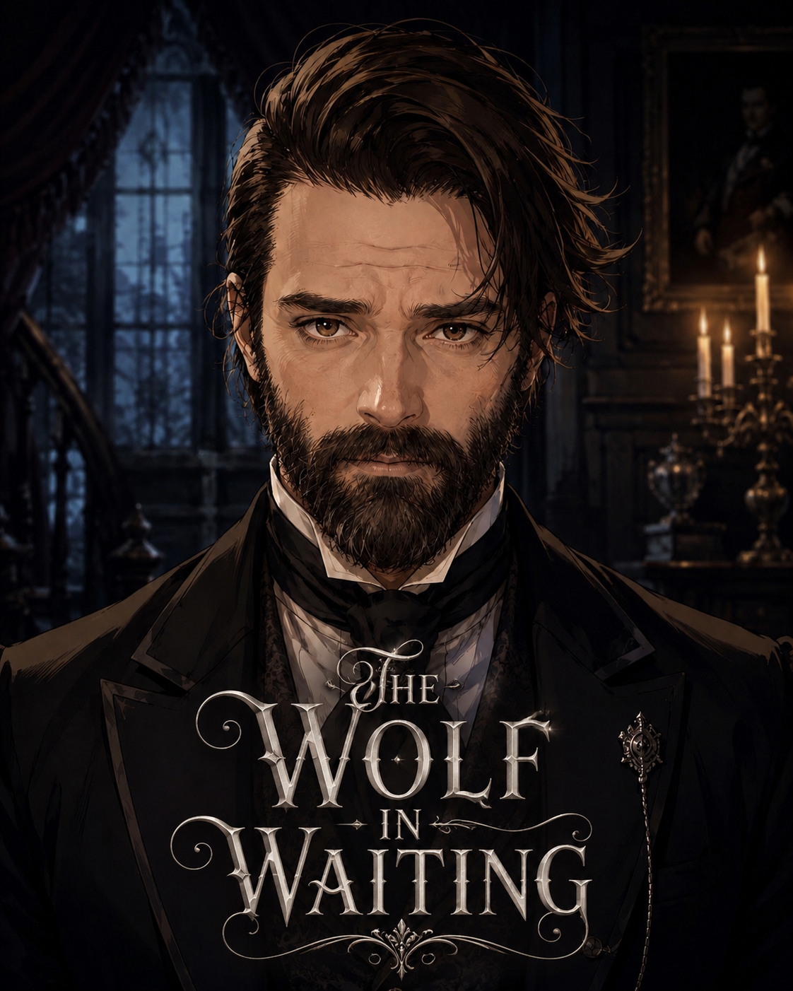 Cover art for The Wolf in waiting, a modern scenario on AI Dungeon