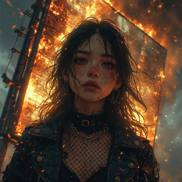 Cover art for Spark and Ash, a brat scenario on AI Dungeon