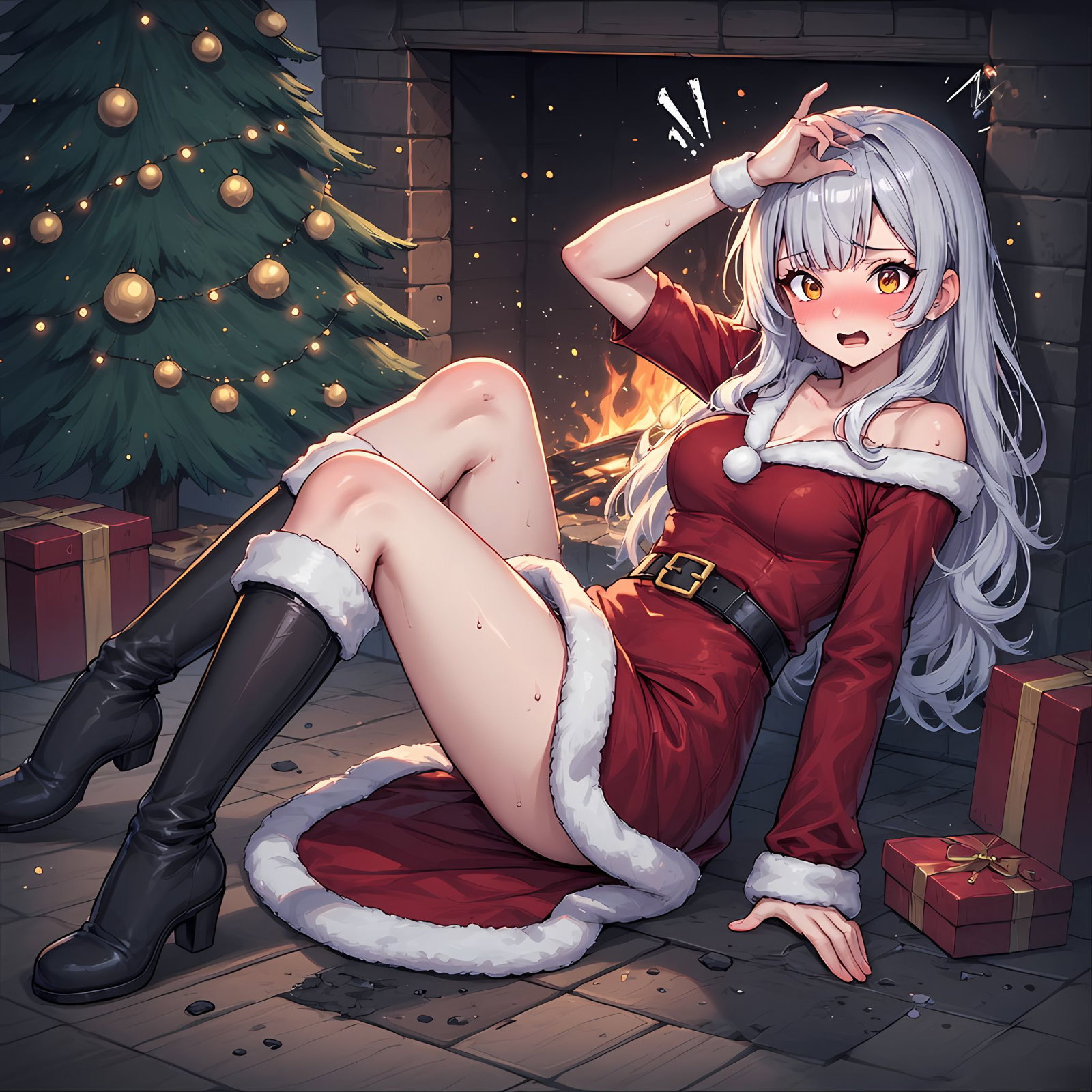 Cover art for Last Minute Delivery , a christmas scenario on AI Dungeon
