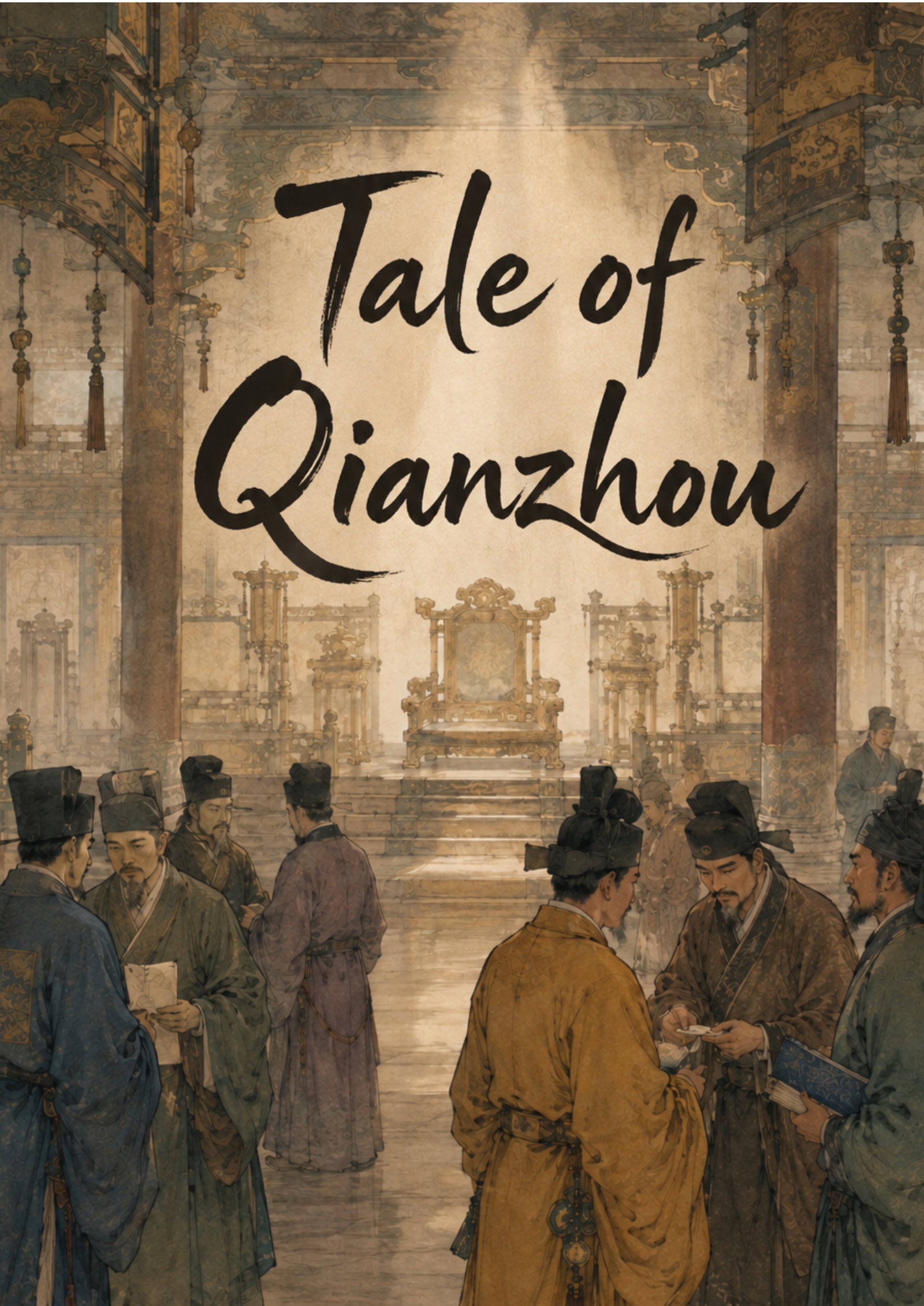 Cover art for Tale of Qianzhou, a political world on Voyage