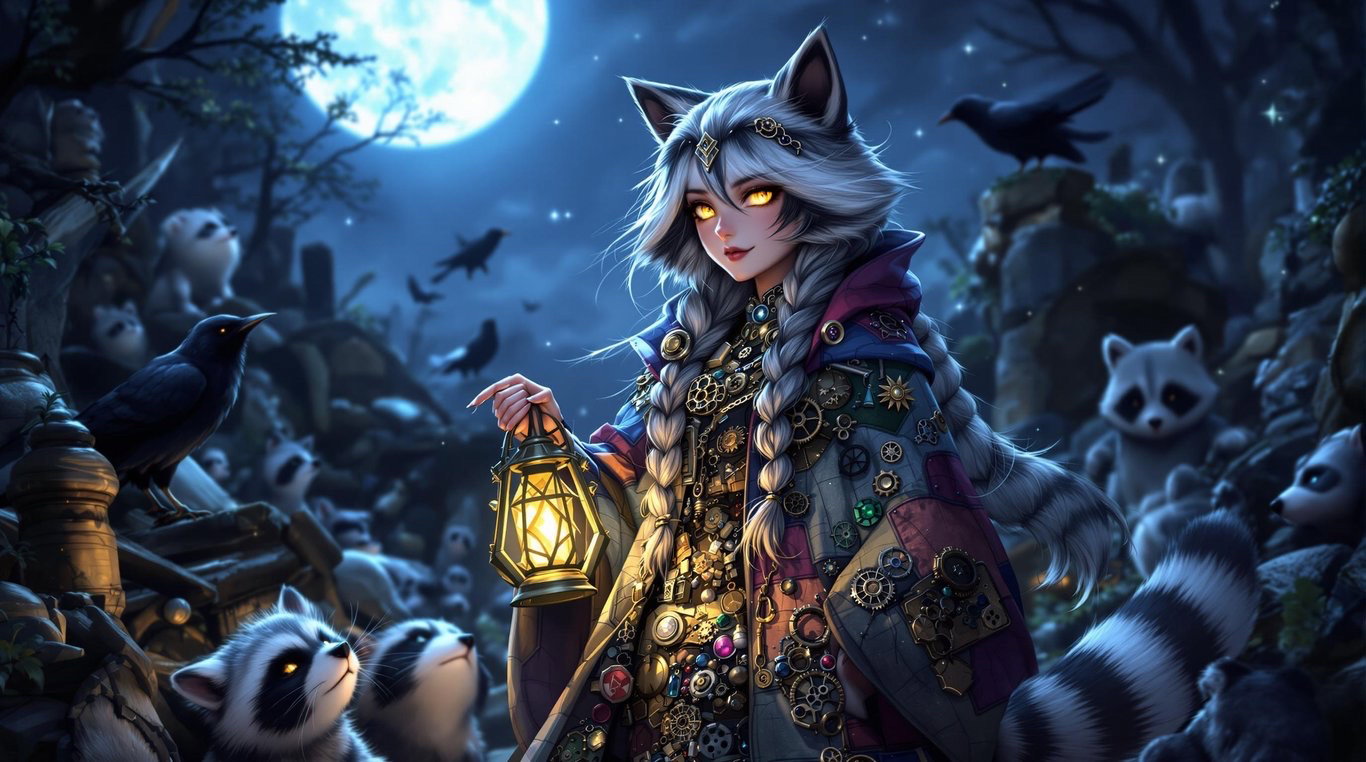 Cover art for Servant of the Salvage Goddess, a gods scenario on AI Dungeon