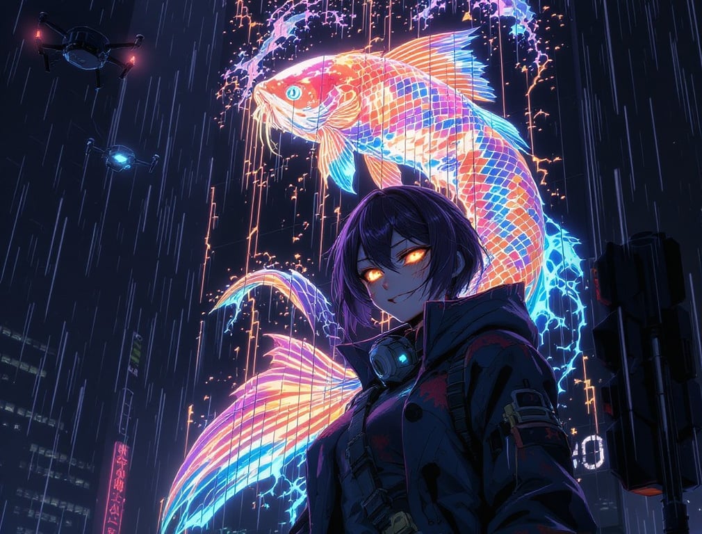 Cover art for Nova Shepet (The Glow in the Dark), an artist scenario on AI Dungeon