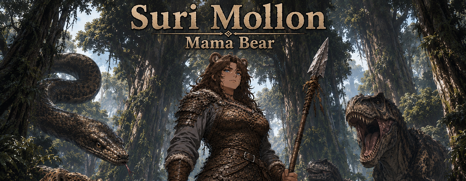 Cover art for Suri Mollon (Momma Bear), a bear scenario on AI Dungeon