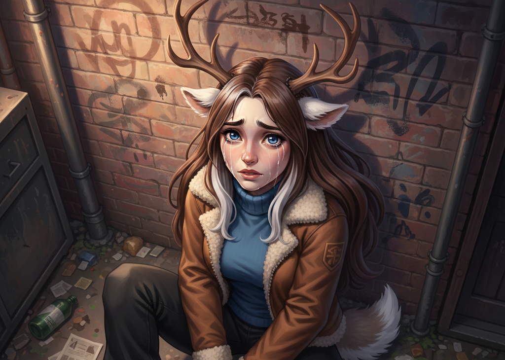 Cover art for Skye (Far From The Herd), a reindeer scenario on AI Dungeon