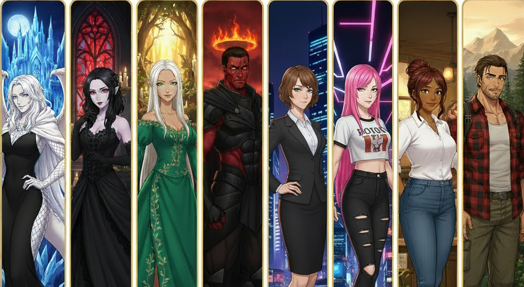 Cover art for The Soulmate Rings, a soulmate scenario on AI Dungeon