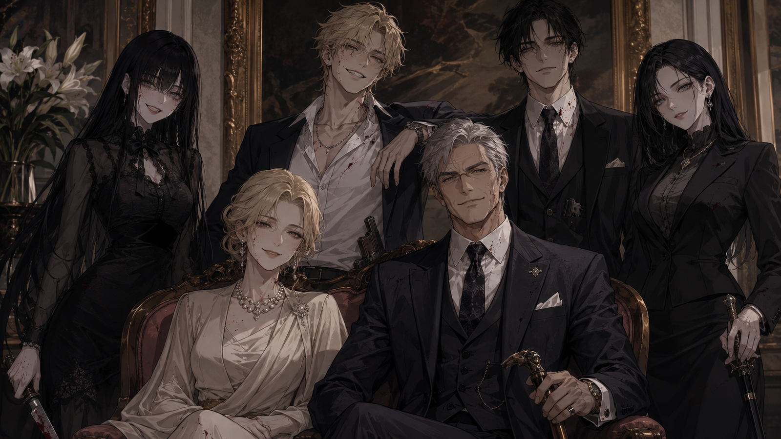 Cover art for The Killer Family (Who The F*** Are You?), a killer scenario on AI Dungeon