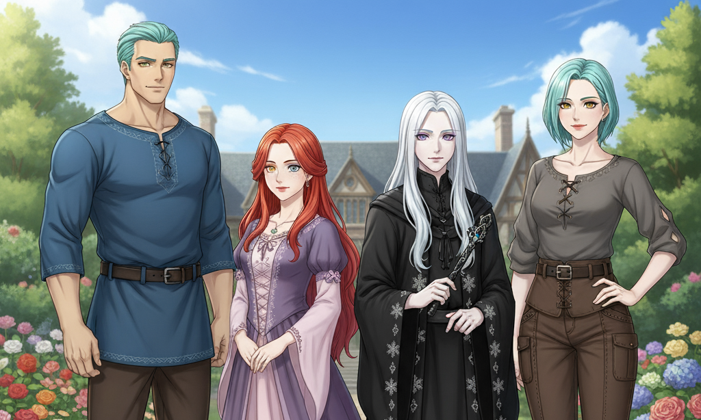 Cover art for The Minor House (An Unexpected Proposal), a royalty scenario on AI Dungeon