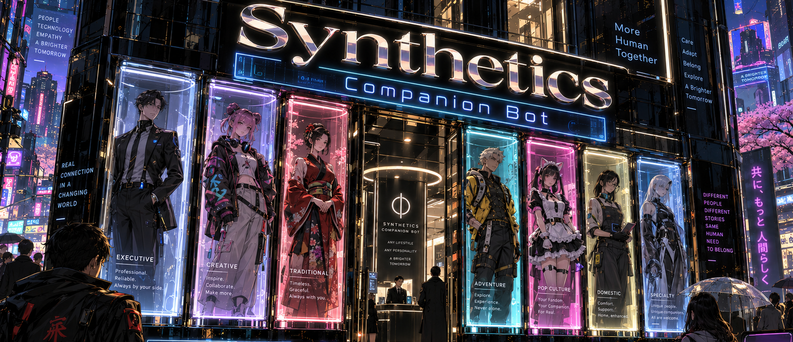 Cover art for Synthetics ('Companion' Bot), an android scenario on AI Dungeon