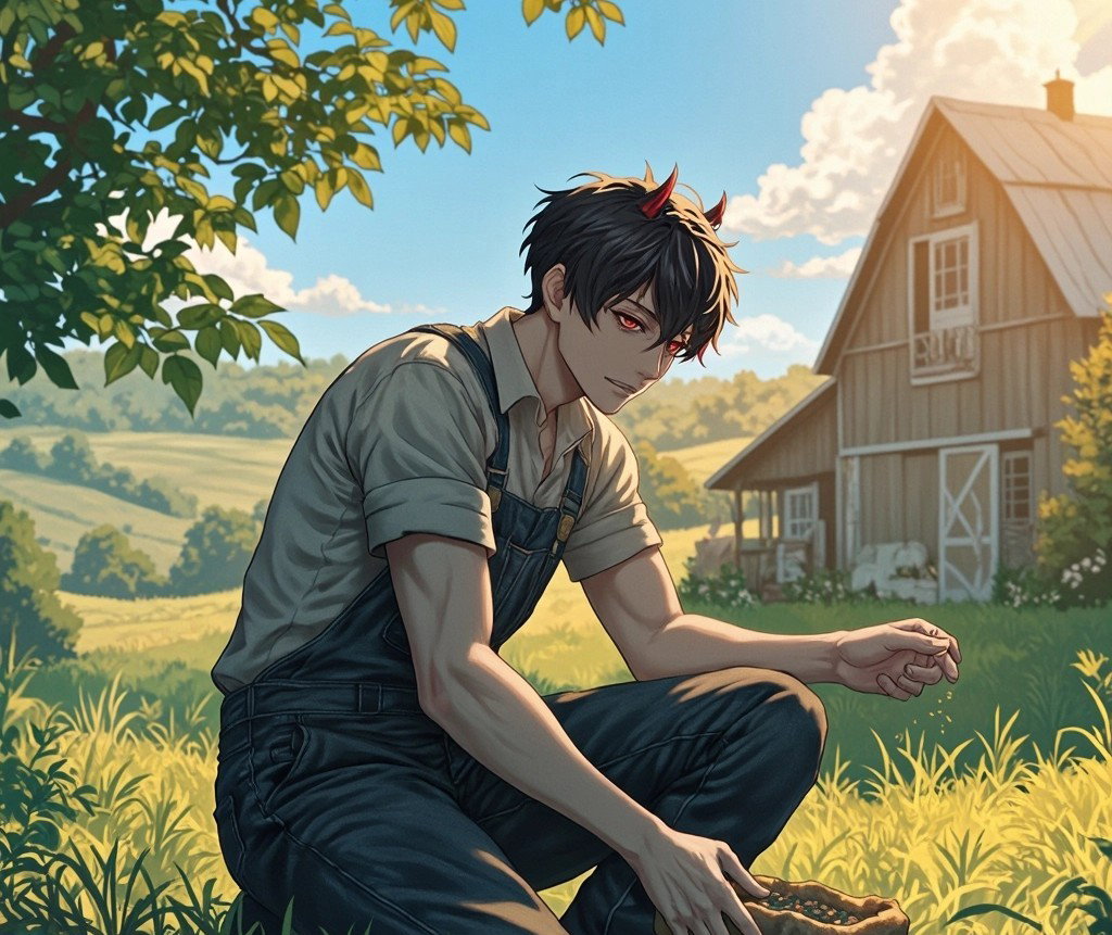 Cover art for Reluctant Demon Lord, a fantasy scenario on AI Dungeon