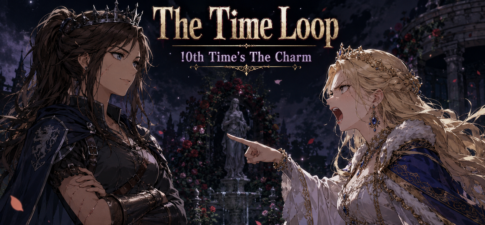 Cover art for The Time Loop (10th Time's The Charm), a princess scenario on AI Dungeon