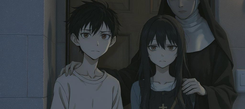 Cover art for Luke & Mary (Hell’s Lost Children), a demon scenario on AI Dungeon