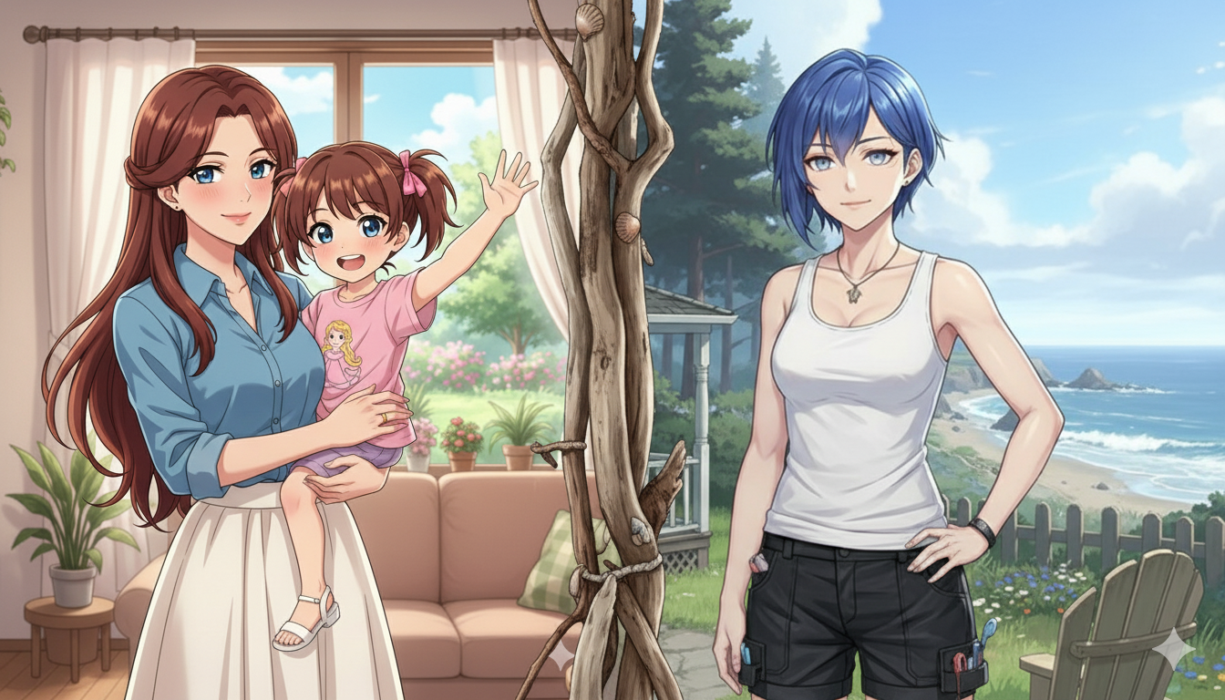Cover art for Marlene & Ramona (Back to Sunset Cove), a ramona scenario on AI Dungeon