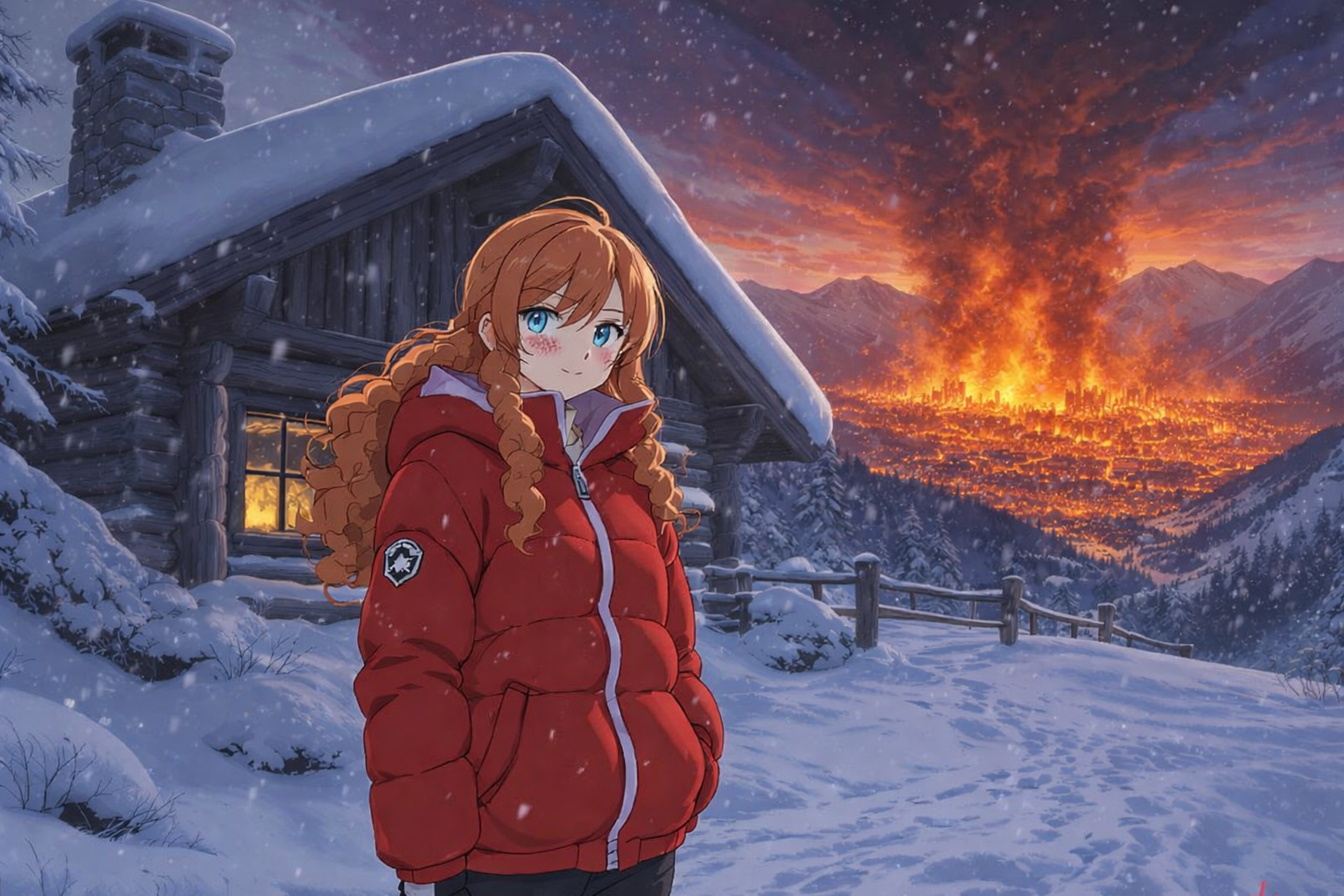 Cover art for Ellie Beth (What Apocalypse?), a zombie scenario on AI Dungeon