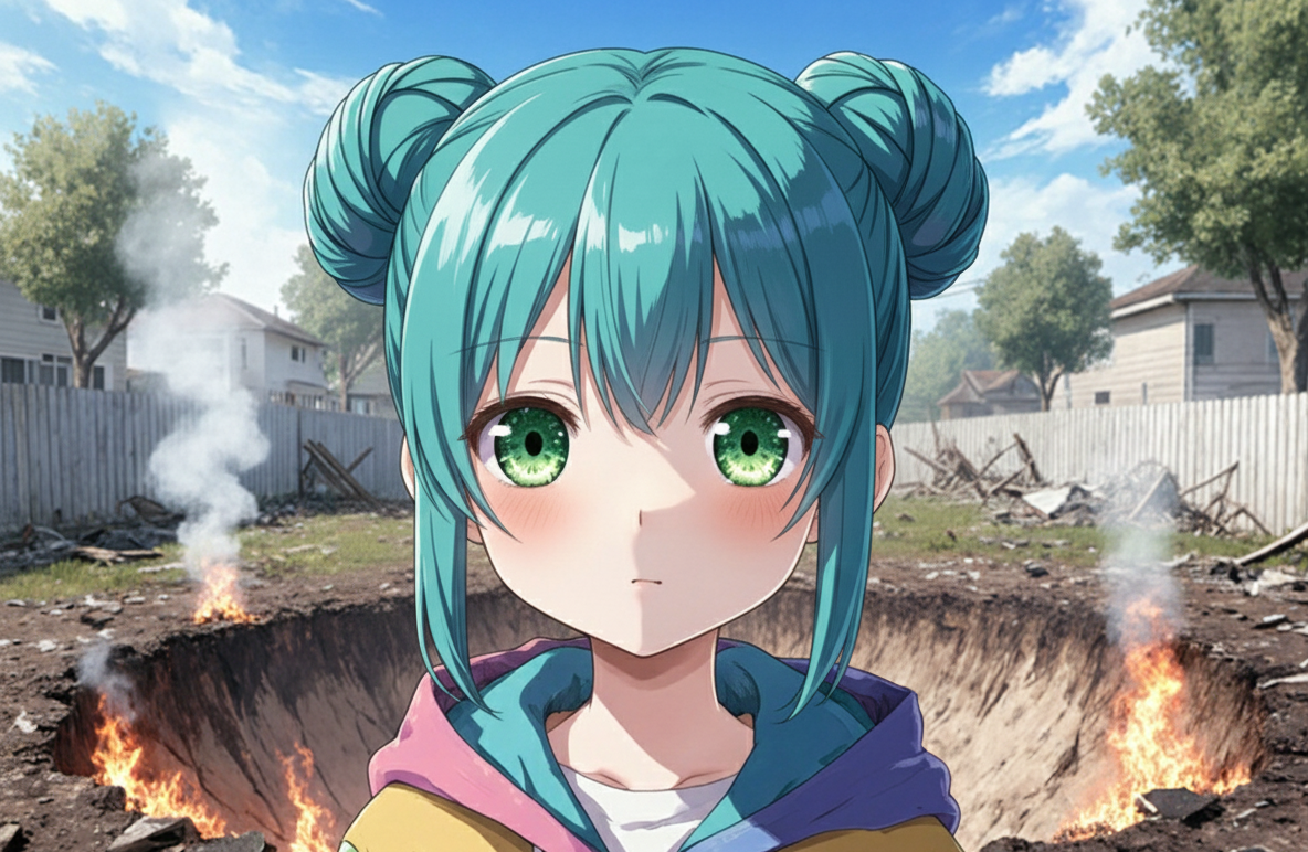 Cover art for Iris (Integrated Rapid-Intervention Sentinel), an android scenario on AI Dungeon