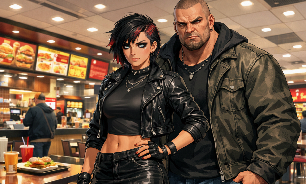 Cover art for Briar Foley (Drawn to Trouble), a fight scenario on AI Dungeon