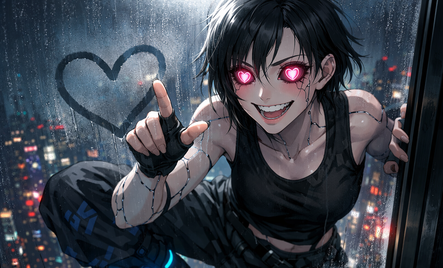 Cover art for Nixie Kess (Cybernetic Stalker), a stalker scenario on AI Dungeon